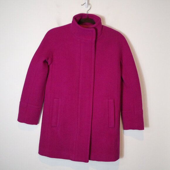 J. Crew Wool City Coat 00P - Picture 8 of 9